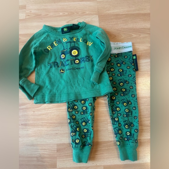 John Deere Green Kids Pajamas Set-5/$25 - Picture 1 of 4